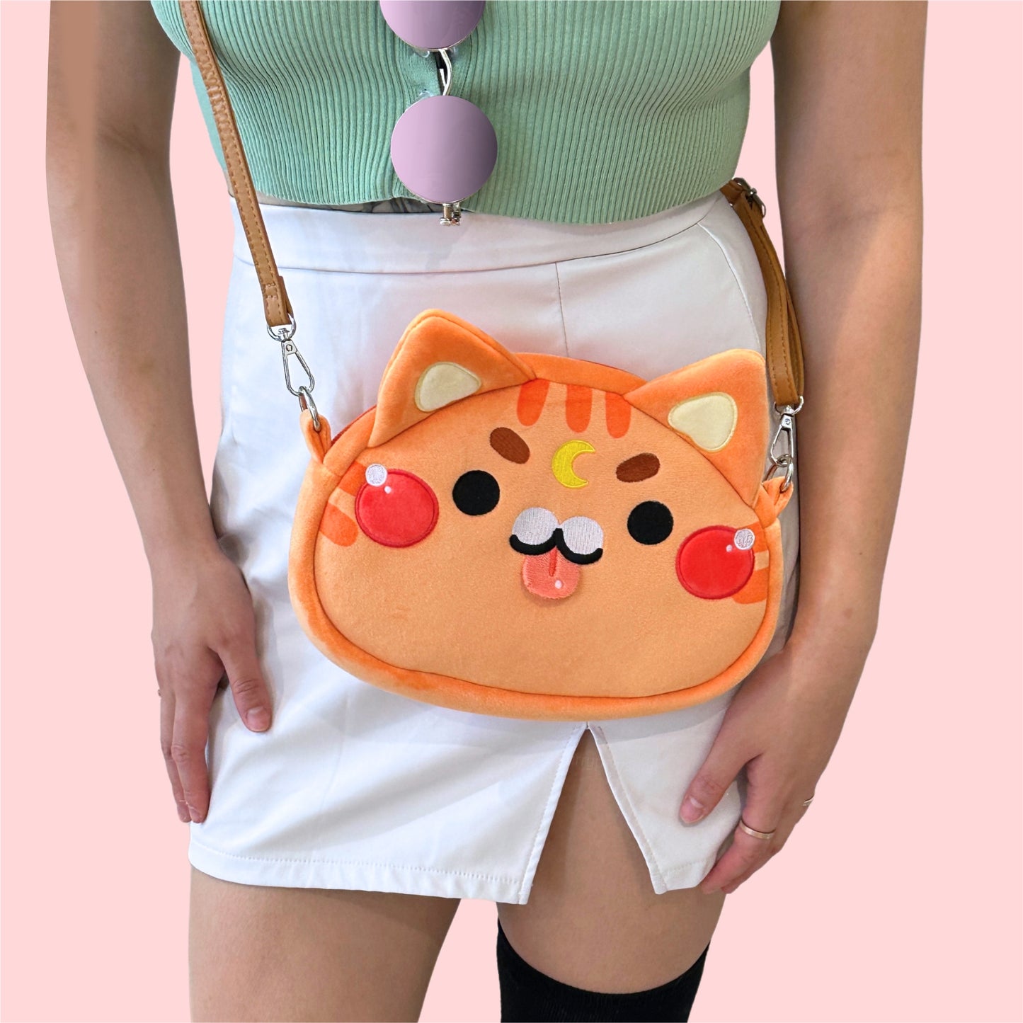 Moon Cat Crossbody Bags