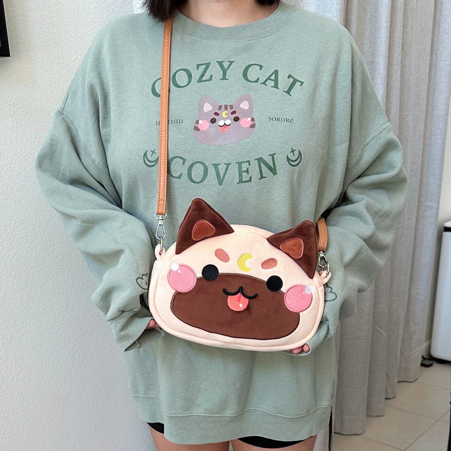 Moon Cat Crossbody Bags