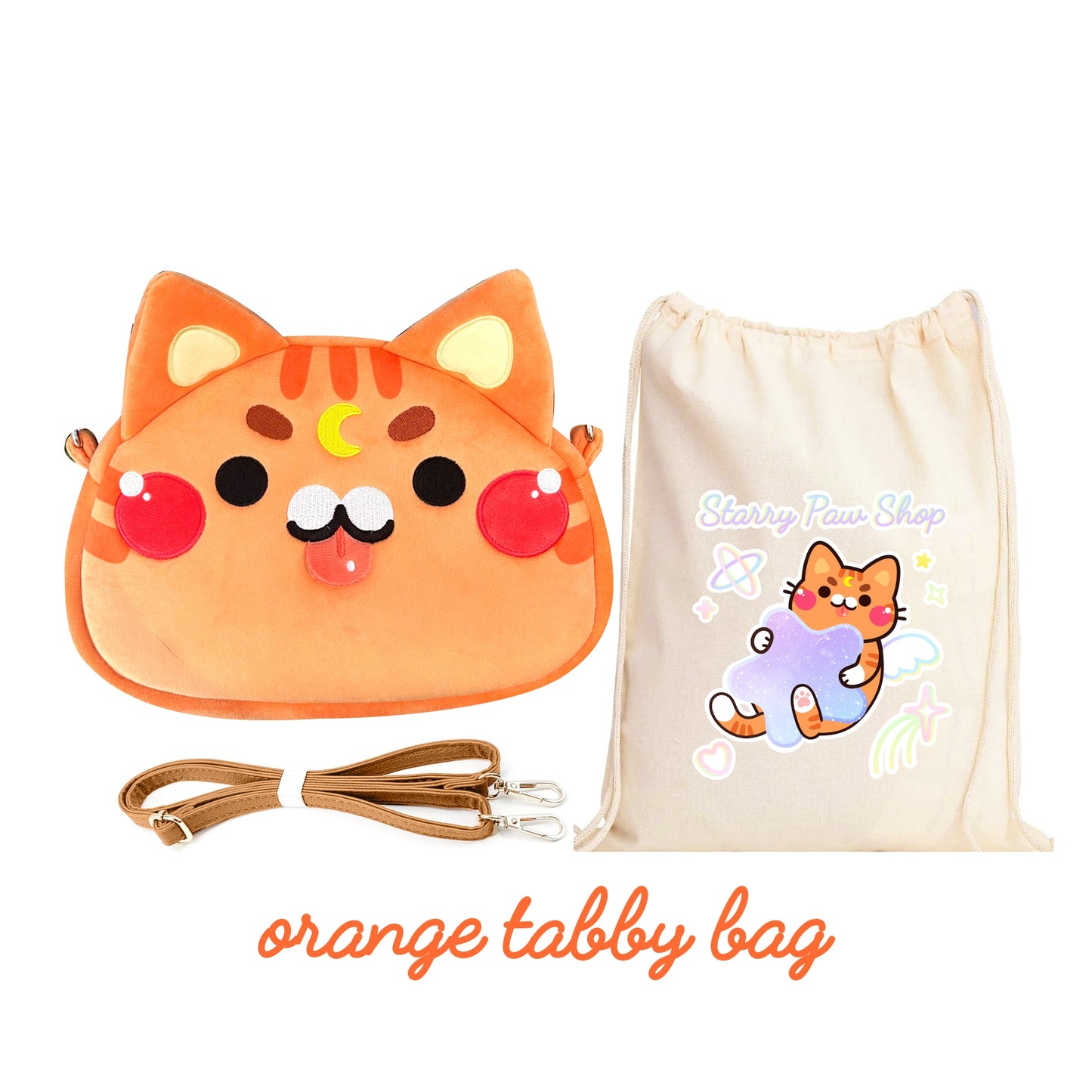Moon Cat Crossbody Bags
