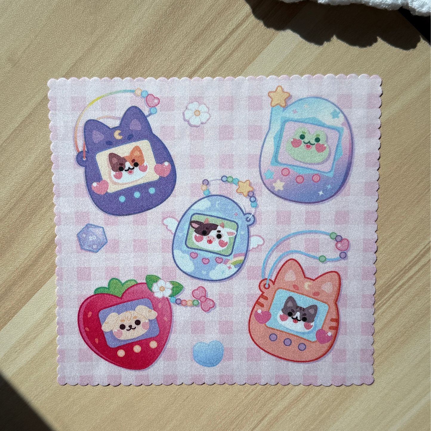 Picnic Cats Lens + Screen Cleaning Cloth | 6x6 inch microfiber