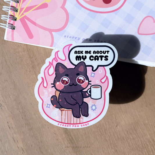 Ask me about my CATS Sticker | 2nd Chance Pet Donation