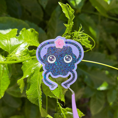 Soot Sprite stickers 2.5-3inch sparkly waterproof | 5 designs