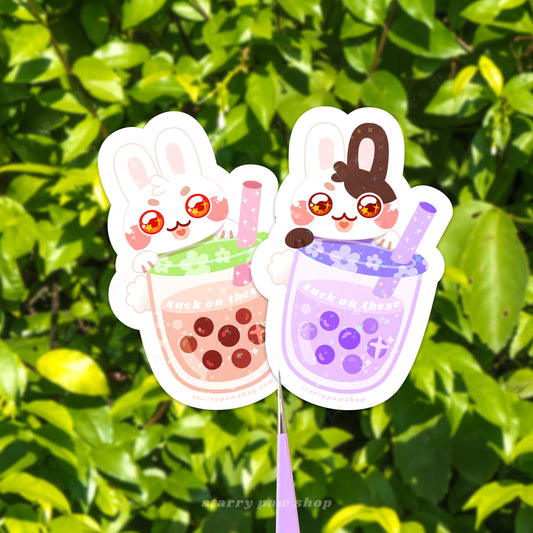 Bunny Boba Stickers Set of 4