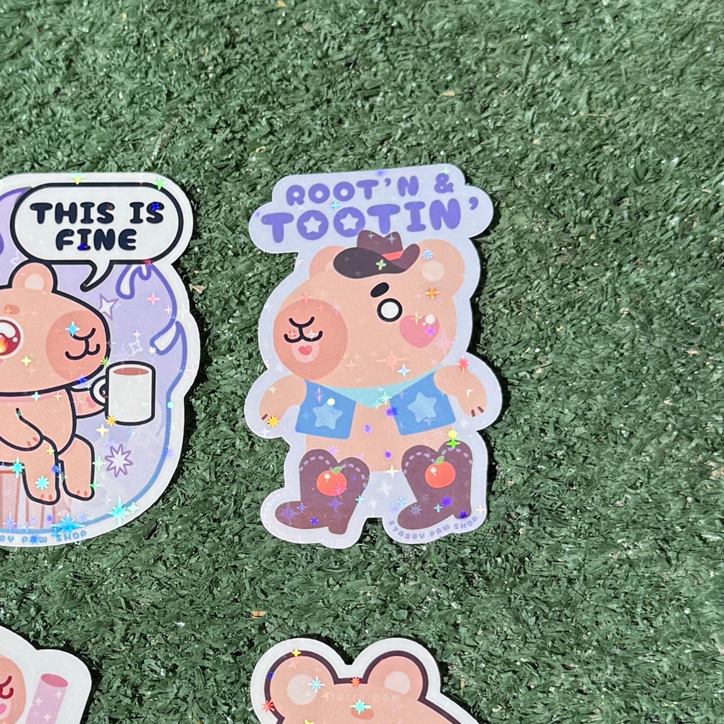 Capybara Stickers 3"