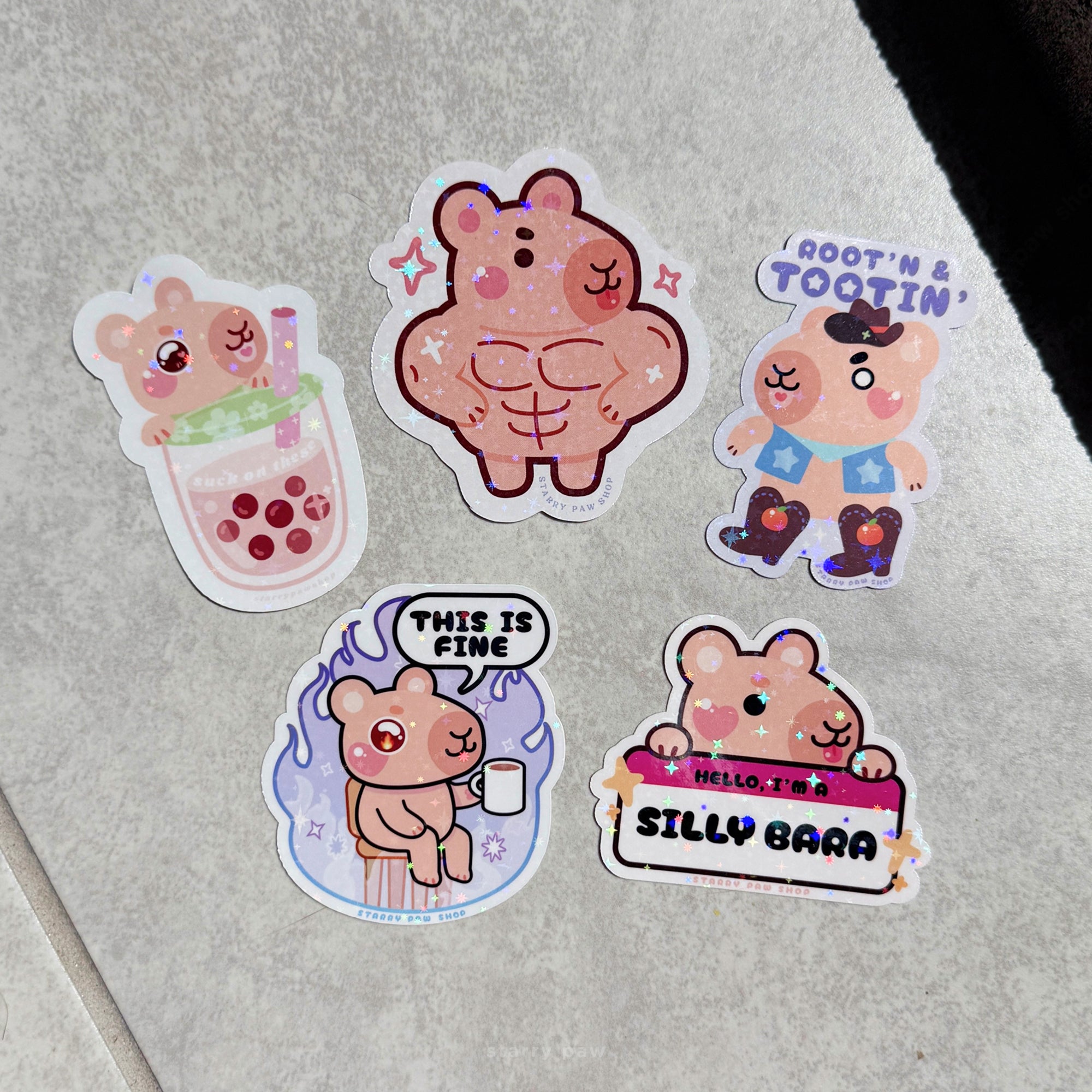 Capybara Stickers 3