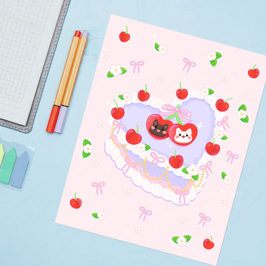 Cherry Cake Print 8.5x11" Semi-Gloss