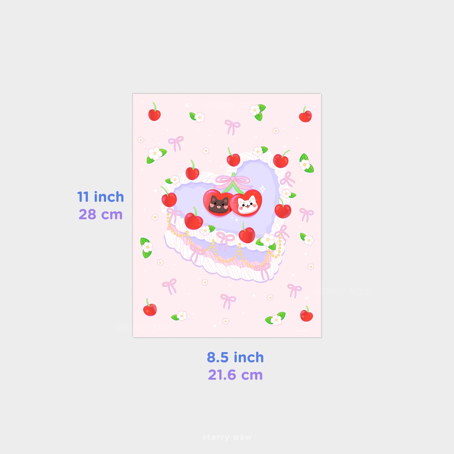 Cherry Cake Print 8.5x11" Semi-Gloss