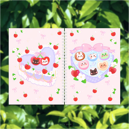 Cherry Cake Sticker Book A5 Medium