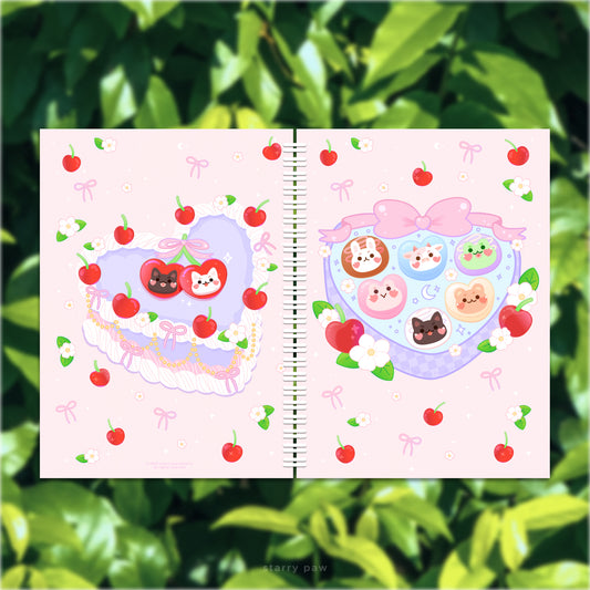 Cherry Cake Sticker Book A5 Medium