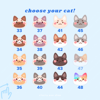 This is Fine Cats 2" Wood Pin | 40 Cat Colors