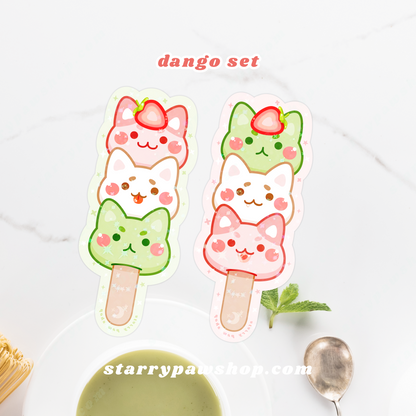Dango Cat Sticker Set