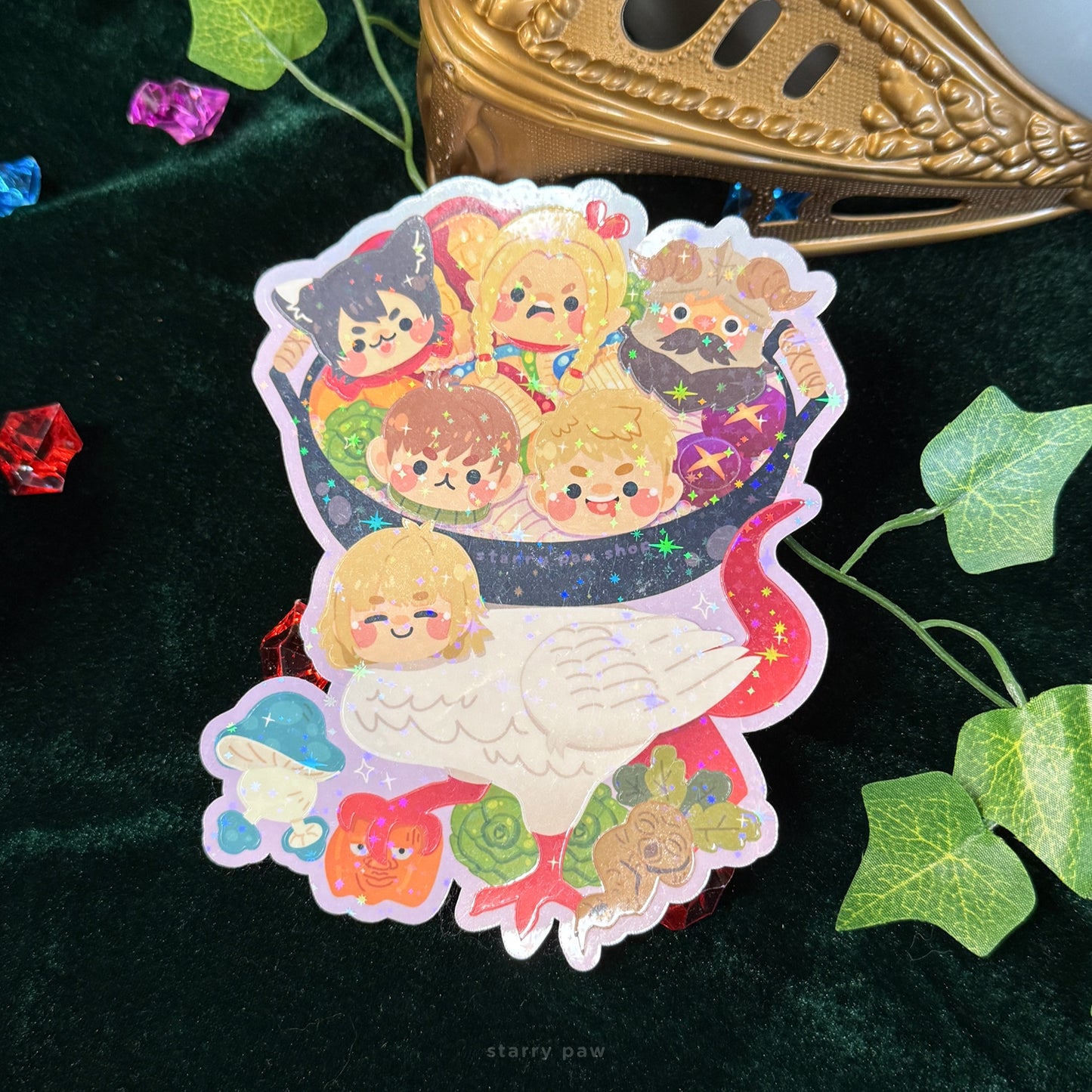 Dungeon Hotpot Sticker Sheet 6" | 5" Large Stickers