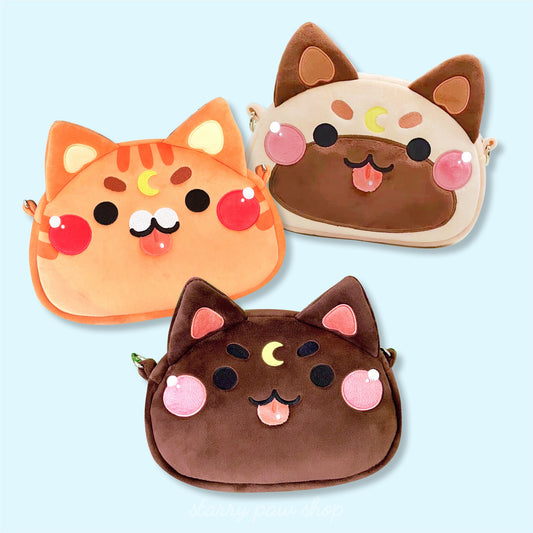 Moon Cat Crossbody Bags