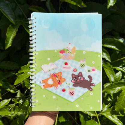 Picnic Cats Sticker Book Storage Album | A5 100 pages
