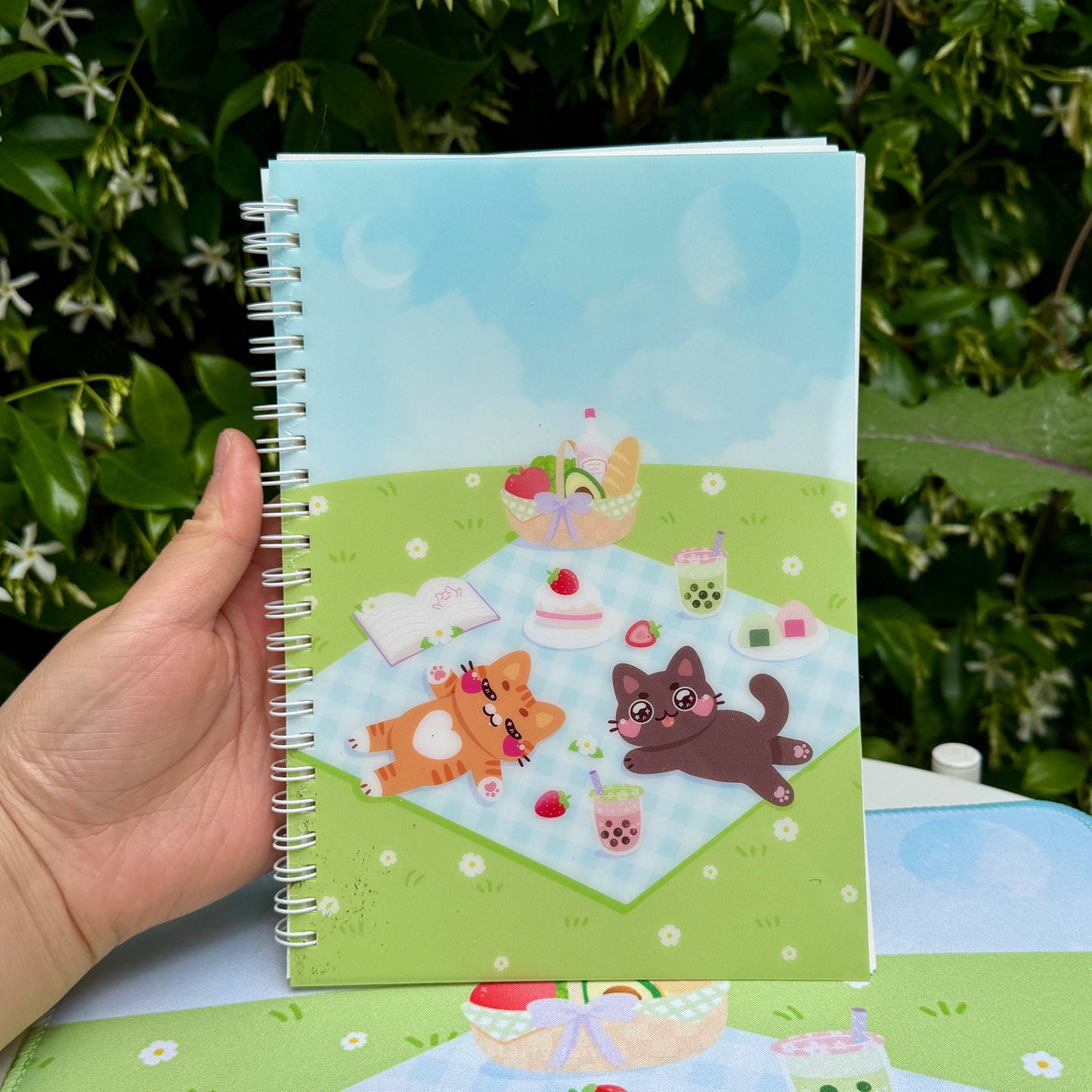 Picnic Cats Sticker Book Storage Album | A5 100 pages