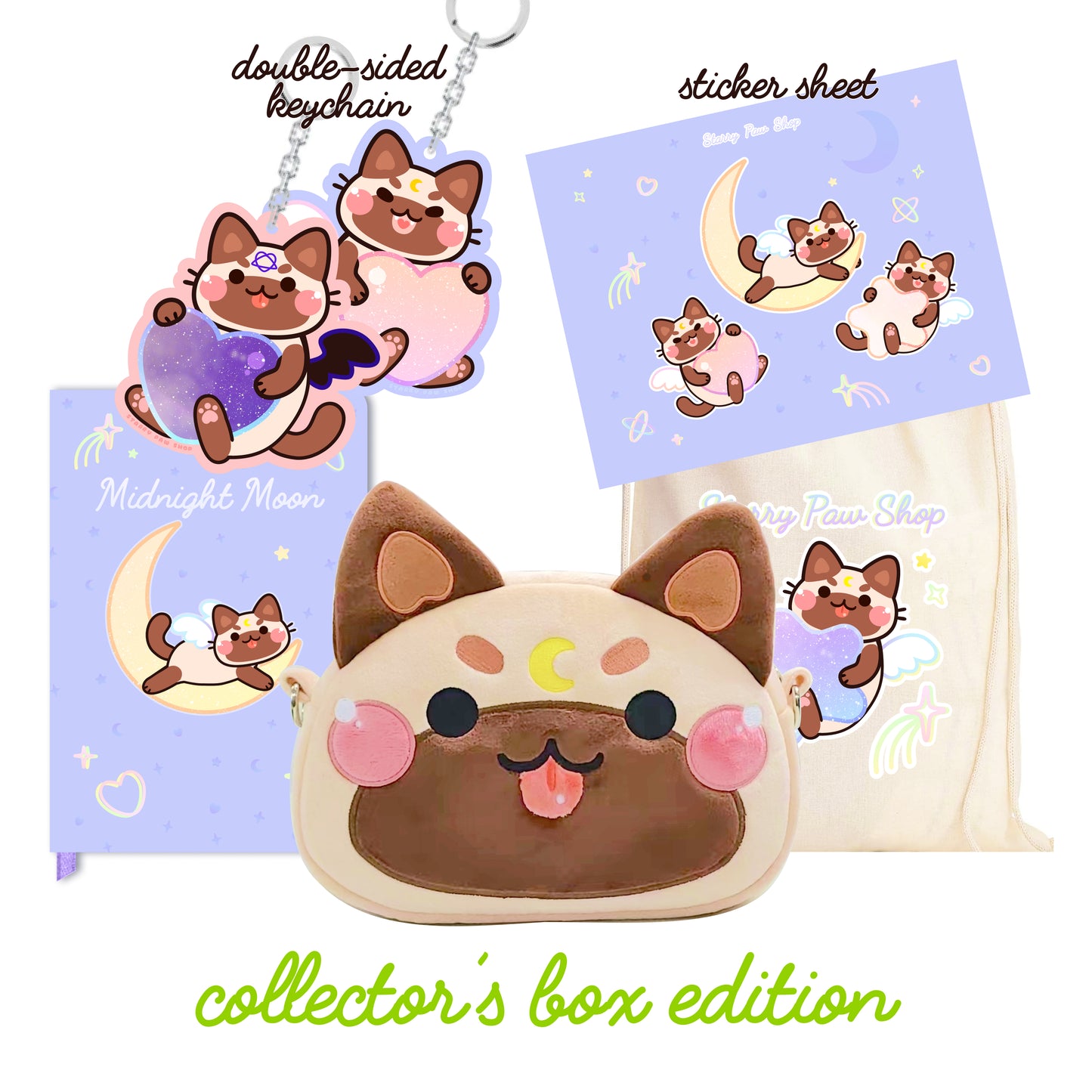 Moon Cat Bag Collector's Edition + heavy duty strap
