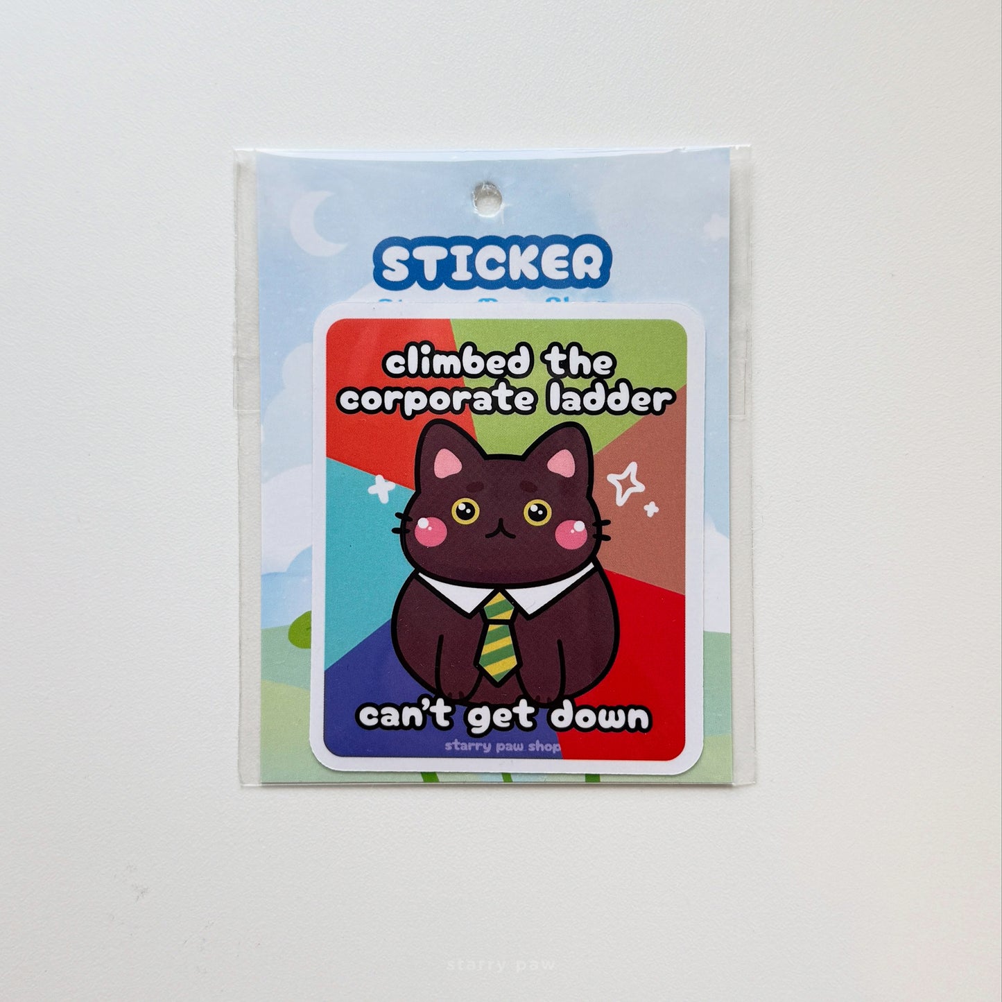 Biz Cat Matte Sticker 3"