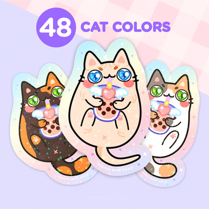 Boba Magic Cat Stickers