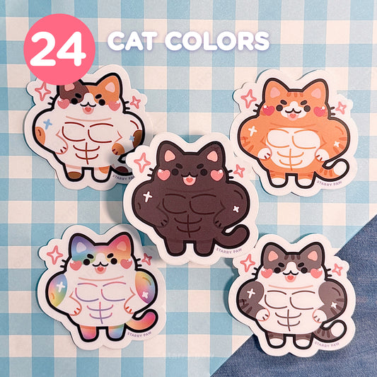 Buff Cat V1 Stickers 2.5" [UPGRADED]