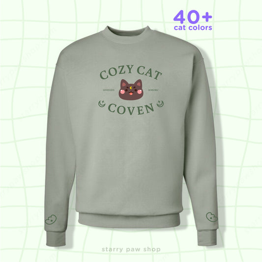 Cozy Cat Coven Sweatshirt S-5XL