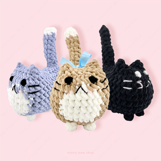 Cute Chonky Crochet Cats